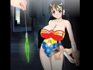 Kinky robber punishment with a slutty wondergirl